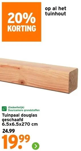 Aanbieding: Al het tuinhout