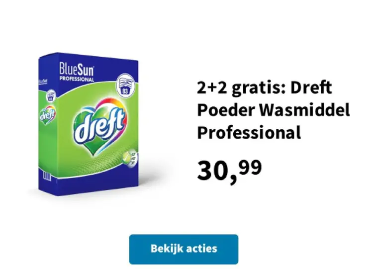Promotie: Dreft Poeder Wasmiddel Professional