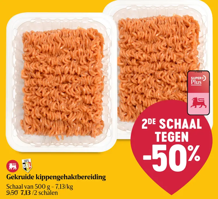 Promotie: Gekruide kippengehaktbereiding