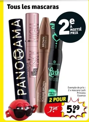 Offre: Tous les mascaras