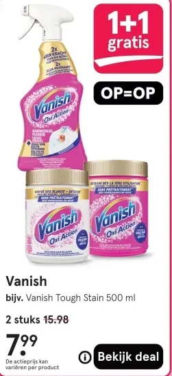 Aanbieding: Vanish