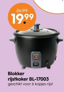 Aanbieding: Blokker rijstkoker BL-17003