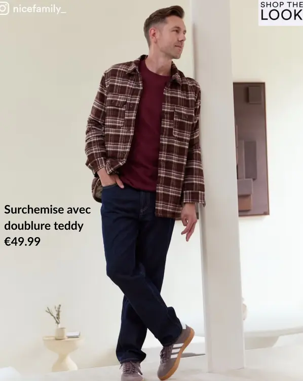 Offre: Surchemise avec doublure teddy
