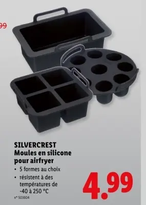 Offre: Moules en silicone pour airfryer