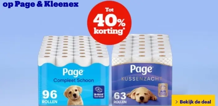 Aanbieding: Page Compleet Schoon & Page Kussenzacht