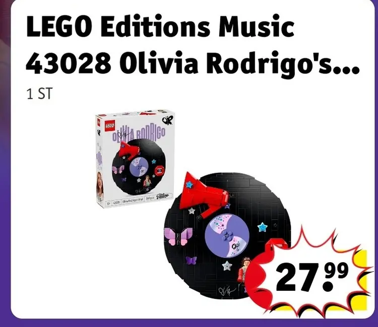 Aanbieding: LEGO Editions Music 43028 Olivia Rodrigo's