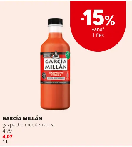 Promotie: gazpacho mediterránea