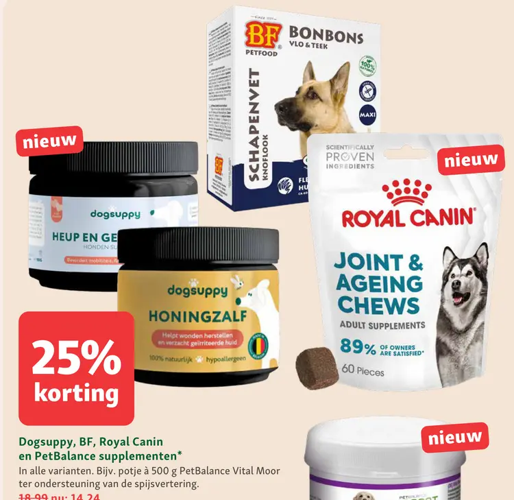 Aanbieding: supplementen