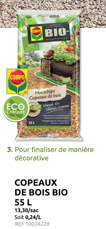 Promotie: Copeaux de bois bio