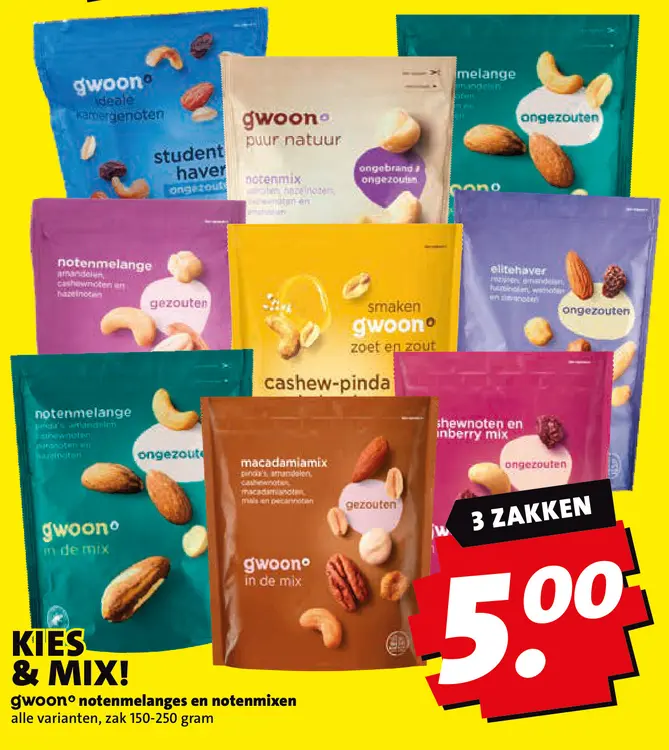 Aanbieding: Notenmelanges en notenmixen