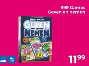 Aanbieding: Geven en nemen