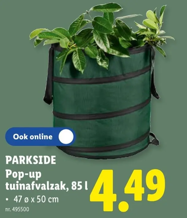 Promotie: PARKSIDE Pop-up tuinafvalzak