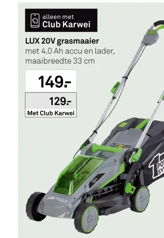 Aanbieding: Grasmaaier