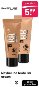 Aanbieding: Maybelline Nude BB cream