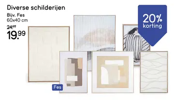 Aanbieding: Diverse schilderijen