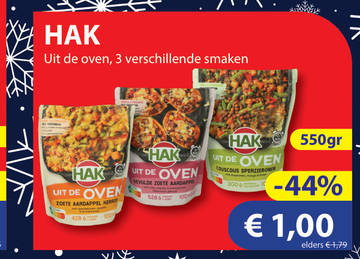 Aanbieding: HAK Uit de oven