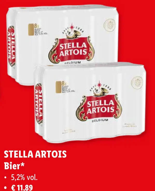 Promotie: STELLA ARTOIS Bier*