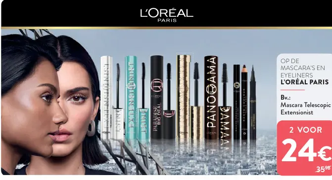 Promotie: Mascara's en Eyeliners