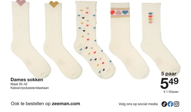 Promotie: Dames sokken