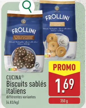 Offre: Biscuits sablés italiens