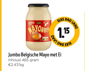 Aanbieding: Belgische Mayo met Ei