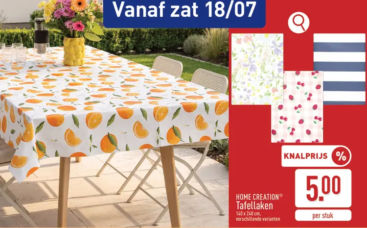 Promotie: Tafellaken