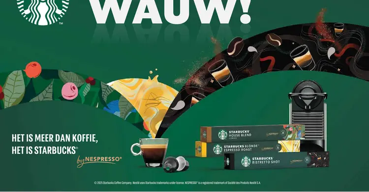 Aanbieding: Starbucks house blend lungo, STARBUCKS blonde