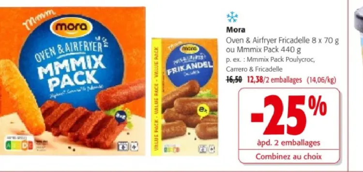Offre: Oven & Airfryer Fricadelle ou Mmmix Pack