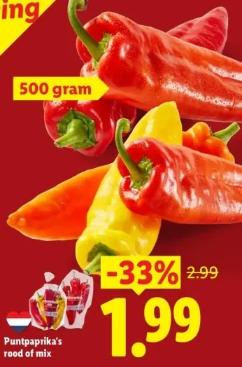 Aanbieding: Puntpaprika's