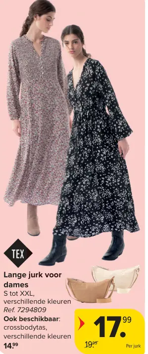 Promotie: Lange jurk voor dames