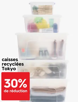 Offre: caisses recyclées Tokyo