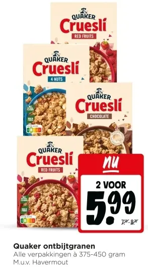 Aanbieding: Crueslí