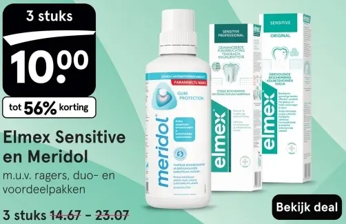 Aanbieding: Sensitive en Meridol
