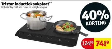 Aanbieding: Tristar inductiekookplaat