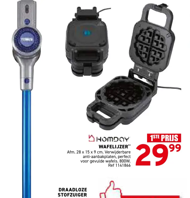 Promotie: Wafelijzer