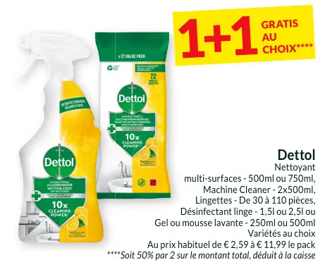 Offre: Dettol Nettoyant