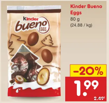 Aanbieding: Kinder Bueno Eggs