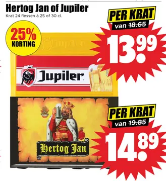 Aanbieding: Hertog Jan of Jupiler