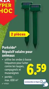 Offre: Répulsif solaire pour animaux