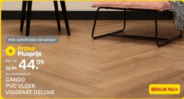 Aanbieding: Cando pvc vloer visgraat deluxe