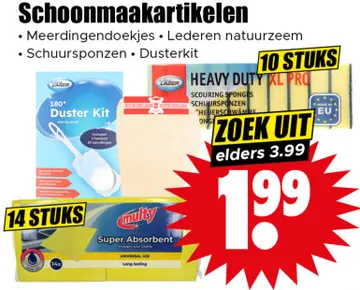 Aanbieding: Schoonmaakartikelen