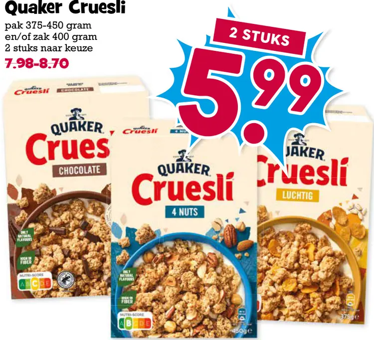 Aanbieding: Cruesli