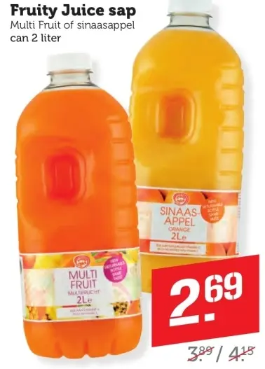 Aanbieding: Fruity Juice sap