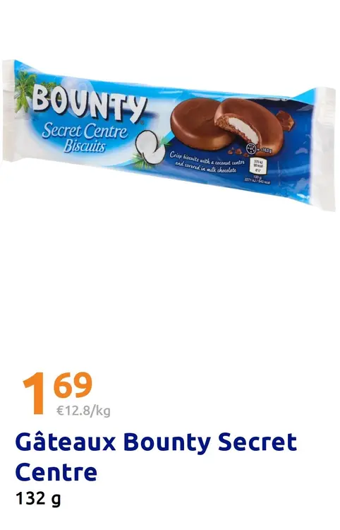 Offre: Gâteaux Bounty Secret Centre