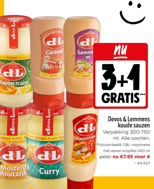 Promotie: Koude sauzen