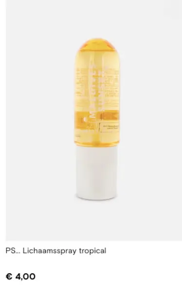 Promotie: Lichaamsspray tropical
