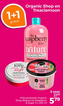 Aanbieding: Organic Shop en Treaclemoon