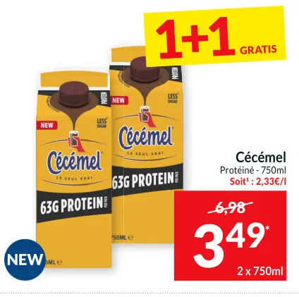 Offre: Cécémel Protéiné