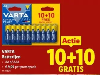 Promotie: Batterijen