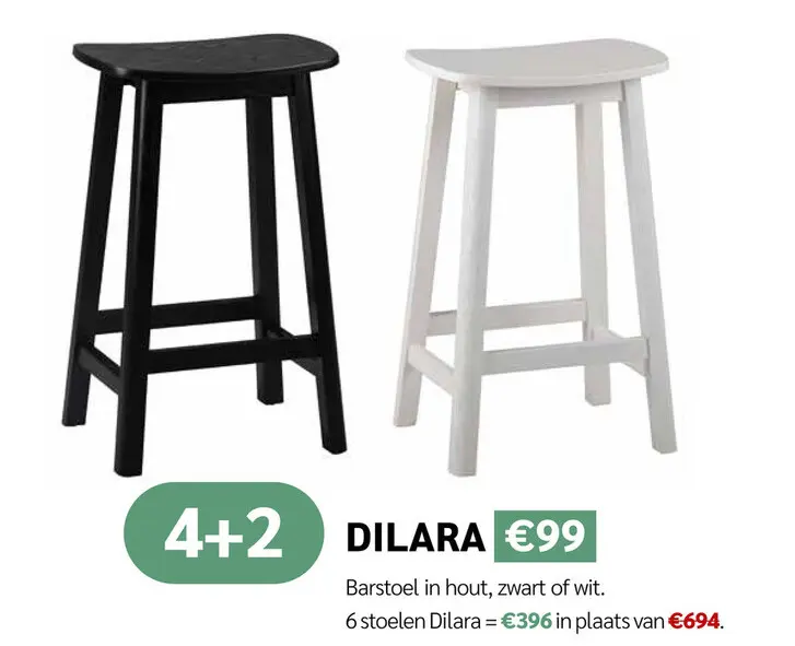 Aanbieding: DILARA Barstoel